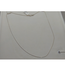 Zilver slangcollier 0.8 mm 45 cm - 3095062
