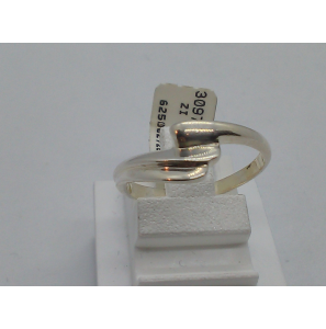 Zilver dames ring fantasie glans - 3097224