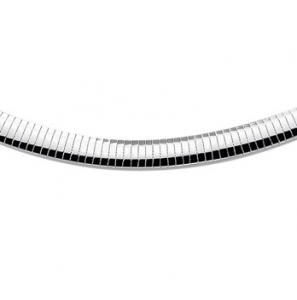 Zilver omega collier bol 8 mm 45 cm - 3095352