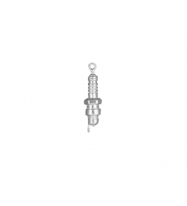 Zilver hanger/bedel Bougie - 20368