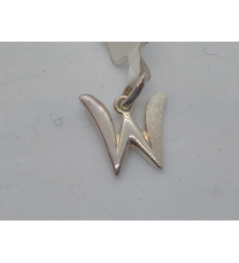 Zilver letterhanger mat/glans W - 1000329