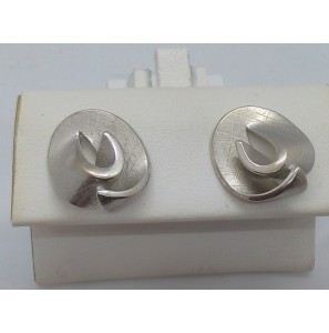 Zilver oorknop RH glans/mat - 3100177