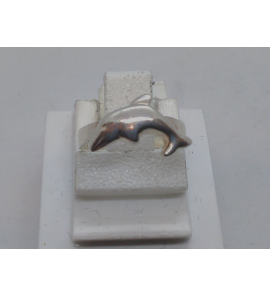 Zilver kinderring dolfijn mt 12.25 - 3100259