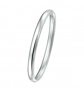 Zilver slavenband dop 4 mm ovaal 52 mm - 3102308