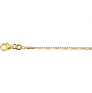 Double collier gourmet 2.1 mm 38 cm - 3100334
