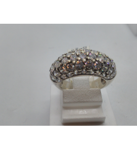 Zilver dames ring zirkonia - 3005282