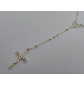 Zilver collier rozenkrans - 3091778