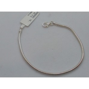 Zilver armband slang 2 mm 16 cm - 3060501