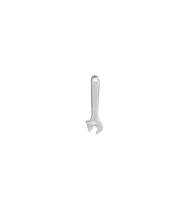Zilver hanger/bedel Baco sleutel - 38516
