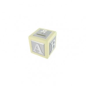 Verzilverd Button Corner kubus - 3103362