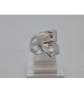 Zilver damesring RH/RU fantasie+hart - 3110050