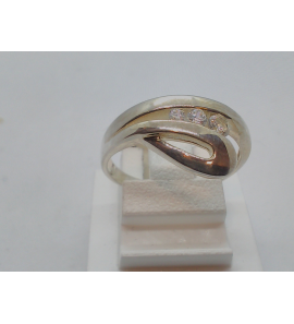 Zilver dames ring mat glans zirkonia - 3110303