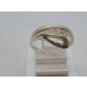 Zilver dames ring mat glans zirkonia - 3110303