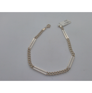 Zilver armband gourmet =staaf 21 cm - 3110367
