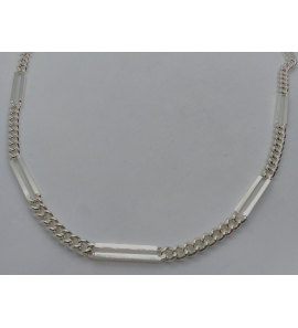 Zilver collier gourmet =staaf 60 cm - 3110370