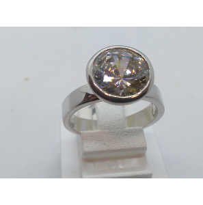 Zilver dames ring met zirkonia 12 mm - 3110379