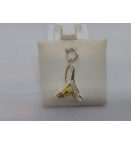 Zilver hanger/bedel slipje - 3110389
