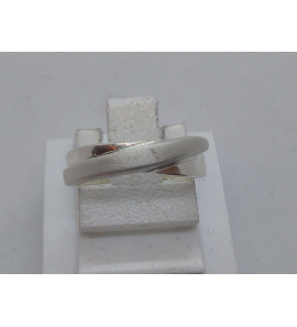 Zilver tienerring mat/glans mt. 14 - 3110404
