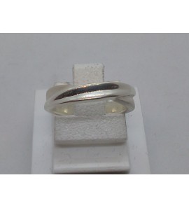 Zilver tienerring mat/glans mt. 14 - 3110406