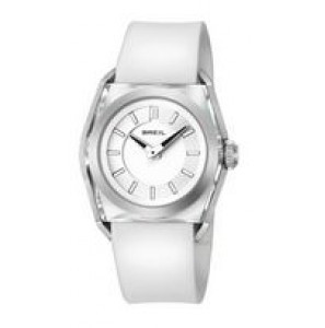 Breil Tribe watch Essence time glass case whithe pu strap - 3110668