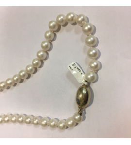 Parel collier zw 11-12 mm 47 cm - 3111044