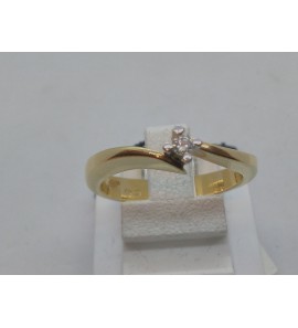 Eclat slag solitair ring 0.05 crt. - 3111491
