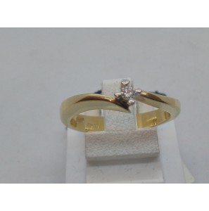 Eclat slag solitair ring 0.05 crt. - 3111491