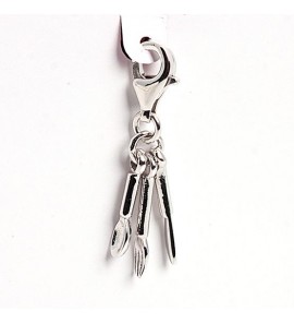 ZINZI charms zilv. mes, vork en lepel - 3111651