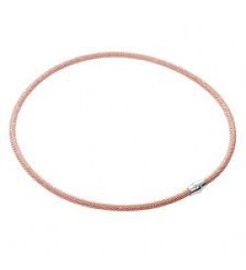 ZINZI zilver collier mag.sluiting rood - 3112003