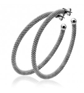 ZINZI zilver steekcreolen 58 mm 4mm - 3112005