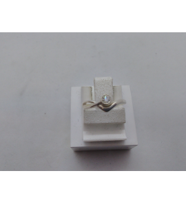 Zilver kinderring met zirkonia wit mt.13 - 3112205