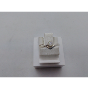Zilver kinderring met zirkonia wit mt.13 - 3112205