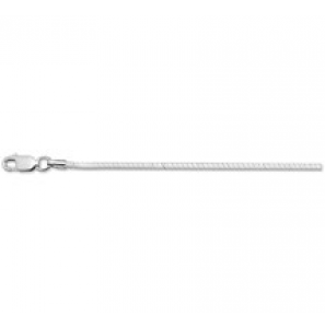 Zilver VK slangcollier 1.8 mm 45 cm - 3112362