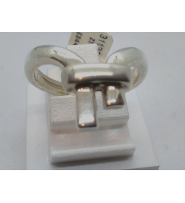 Zilver dames ring mat/glans - 3112420