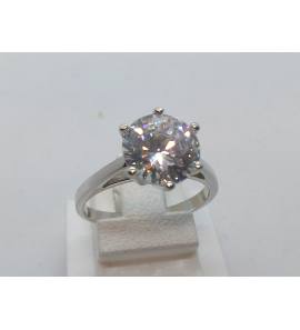 Zilver dames ring met zirkonia - 3112583