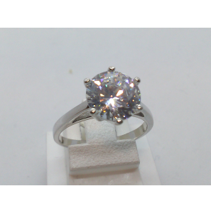 Zilver dames ring met zirkonia - 3112583