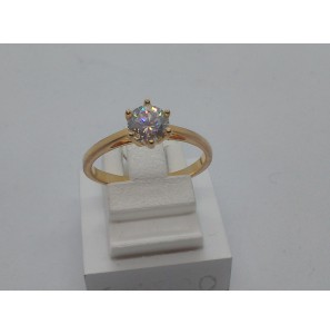 Double dames ring met zirkonia - 3112595