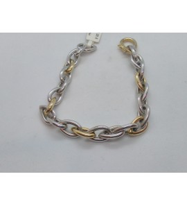 Sterling Gold armband ovaal druppel schakels 20.5 cm 9.3AG/5.5AU - 3112608