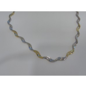 Sterling Gold collier ovaal/open-golf schakels 45 cm 10.8AG/6.6AU - 3112611