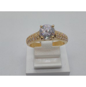 Double dames ring met zirkonia - 3112684