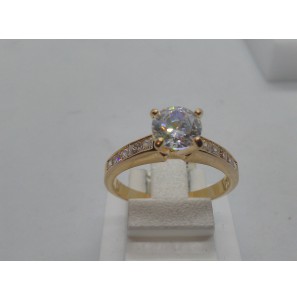 Double dames ring met zirkonia - 3112687