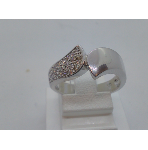 Zilveren ring jaarstuk 2012 met zirkonia - 3114439