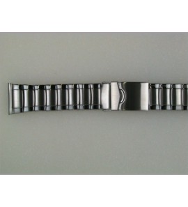 Horlogeband staal klepsluiting 20 mm - 3113892