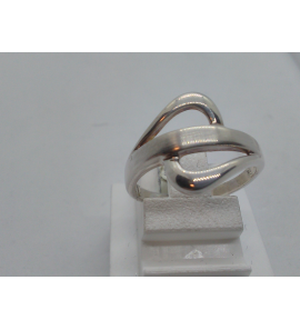 Zilver dames ring mat glans - 3113213