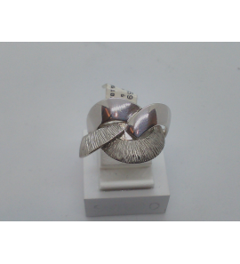 Zilver RH dames ring mat/glans - 3113259