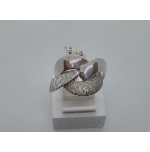 Zilver RH dames ring mat/glans - 3113259