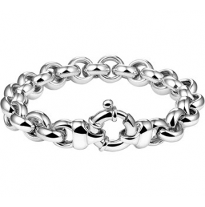Zilver RH jasseron armband 10 mm 20 cm draaglengte 19 cm - 3113417