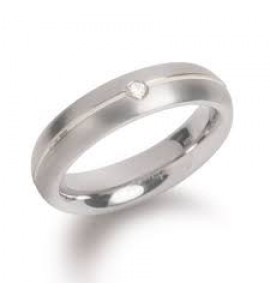 Boccia ring 0130-0552 met diamant 0.03 - 3113474