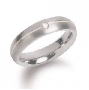 Boccia ring 0130-0552 met diamant 0.03 - 3113474