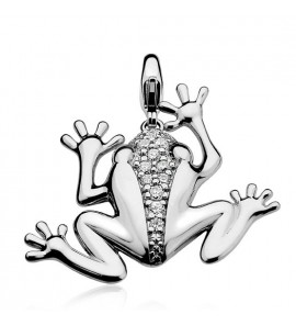 Zinzi charms kikker zirkonia groot - 3113525